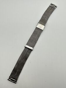 Fisher Vintage Original Germany Stainless Steel Watch Bracelet 16mm end links