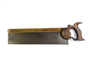 14" Brass Back Tenon Saw by R. Groves & Sons, London - Picture 1 of 1