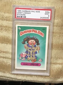 1985 Topps Garbage Pail Kids Leaky Lindsay #45A PSA 9 Mint - Picture 1 of 2
