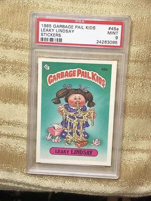 1985 Topps Garbage Pail Kids Leaky Lindsay #45A PSA 9 Mint - Image 1 of 2
