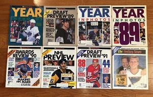 8 The Hockey News 1989 1990 1991 Gretzky Lemieux Covers - Picture 1 of 9