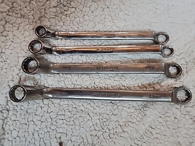 Matco RBDL 12-19 mm 4 Piece 12 Point Metric Deep Off-Set Box-End Wrenches USA - Image 1 of 4