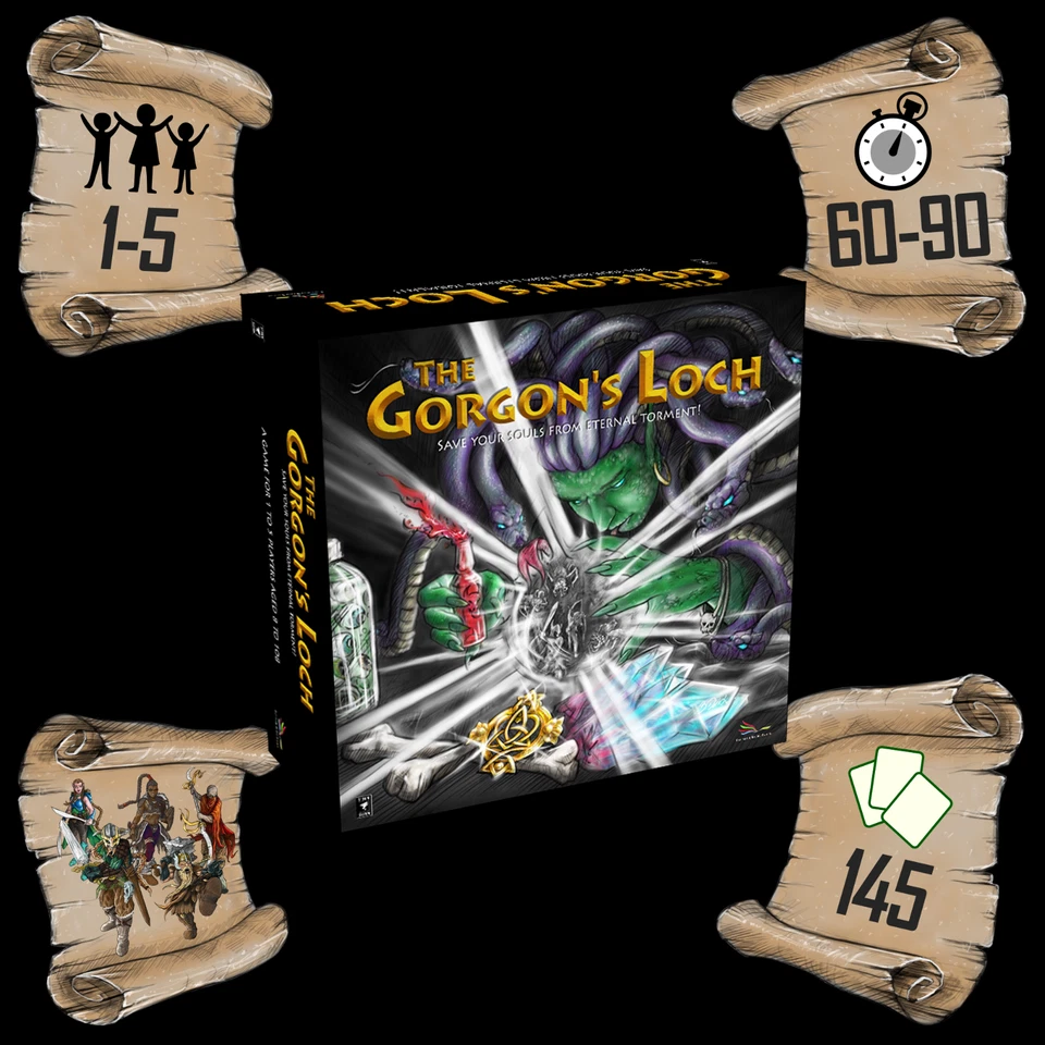 The Gorgon's Loch Board Game (New & Sealed) Free UK P+P - Image 1 of 4