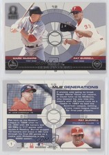 2000 Pacific Omega MLB Generations Mark McGwire Pat Burrell #1