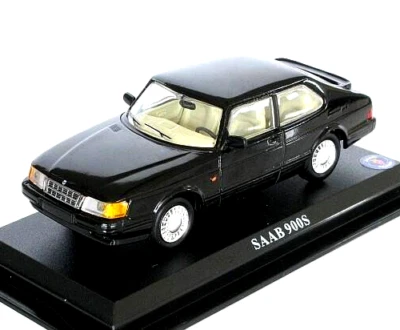 wonderful  diecast-modelcar 1/43 SAAB 900S 1989 - black - de Agostini Edition - Image 1 of 3