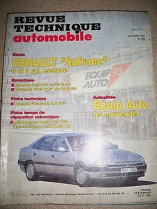 Renault Safrane 4 und 6 Zyl - Zeitschrift Automobile Technique (R25 V6 Peugeot 205 GTi) - Bild 1 von 1