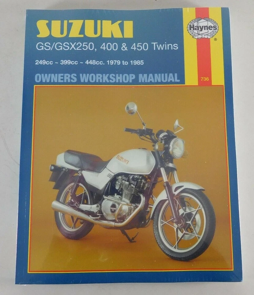 Manual De Reparación Suzuki GS / GSX 250 400 450 Twins, Año 1979-1985 - Imagen 1 de 1