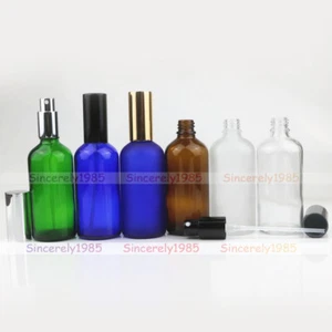 UP 10X 100ml Glass Fine Mist Sprayer Perfume Spray Bottles Atomizer Refillable - Picture 1 of 11
