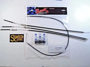 Air Choke cable set triumph bsa triple for Amal carb set T150 Trident 1971 72 73 - Picture 1 of 1