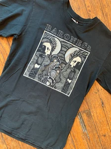 Baroness Band Gift For Fans Black T-Shirt Cotton Full Size DN17 - Picture 1 of 2