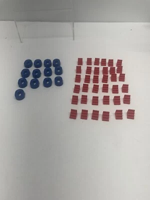 Monopoly NFL 1999 Grid Iron replacement parts bleachers stadium lot board game - Image 1 of 3