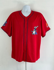 Corpus Christi Hooks Baseball Red Jersey Adult XL Texas League Button