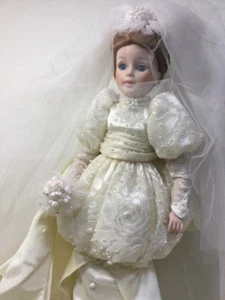 20” Madame Alexander #001 Bride, Limited Edition Porcelain Collection w/Box - Picture 1 of 12