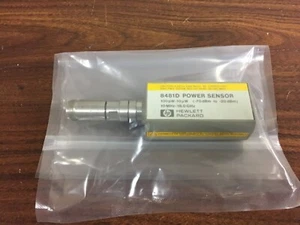 HP/Agilent 8481D Power Sensor, 100 pW -10 µW (-70 to -20 dBm) 10 MHz to 18.0 GHz - Picture 1 of 10