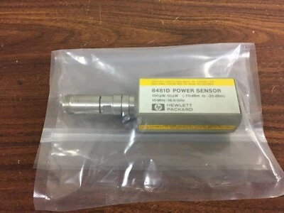 HP/Agilent 8481D Power Sensor, 100 pW -10 µW (-70 to -20 dBm) 10 MHz to 18.0 GHz - Image 1 of 4