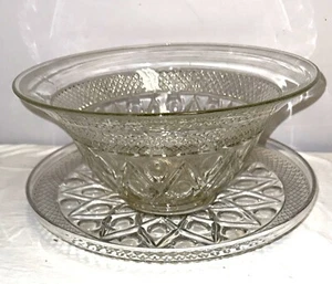 Imperial CAPE COD CRYSTAL 2 PC SALAD BOWL & PLATE SET - Imagen 1 de 2