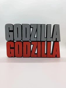 Letrero de estante de exhibición con logotipo impreso en 3D Godzilla - Imagen 1 de 11