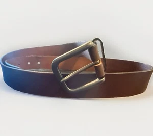 Timberland Herren Klassischer Ledergürtel Hergestellt in USA Größen 38-40 Braun - Bild 1 von 5