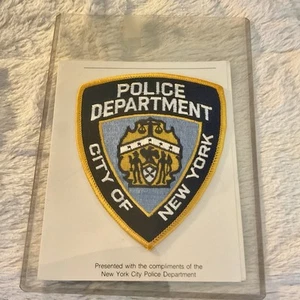Patch vintage nuova polizia di New York (Dipartimento di Polizia) da collezione - Foto 1 di 2