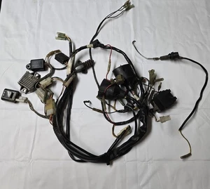 OEM 1991 Yamaha XT350 Complete Frame Wiring Harness - Picture 1 of 5