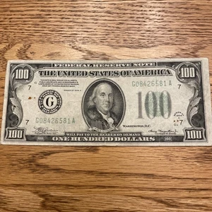 Series 1934A  $100 - One Hundred Dollar Bill Federal Reserve Note, Circulated - Picture 1 of 8