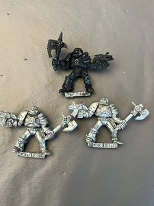 3 Rogue Trader 40K World Eaters Assault Marines Khorne Metal OOP Berserkers - Picture 1 of 2