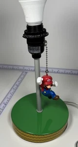 Nintendo Super Mario Lamp Question Block Table Lamp No Shade Or Bulb WORKS READ - Picture 1 of 4