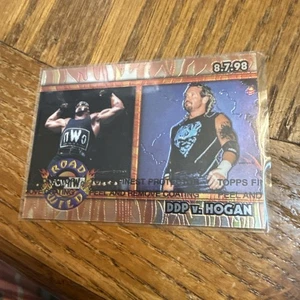 1999 Topps Chrome WCW nWo Nitro #C8 DDP v. HOGAN ROAD WILD - Picture 1 of 2