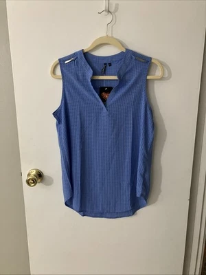 Heart Soul NWT Small Cornflower Blue Sleeveless Blouse V Neck - Image 1 of 4