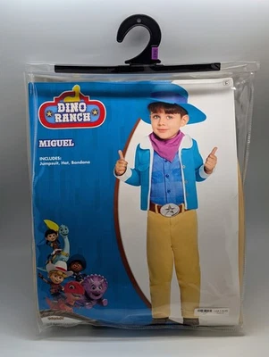 NUEVO Espíritu Halloween Dino Rancho Miguel Vaquero Disfraz Niño 5-6T - Edades 2+ Foto 1 de 4