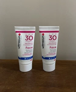 2 x Ultrasun SPF30 Face Moisturising Anti-Ageing Sun Protection 15ml Each - New - Picture 1 of 1