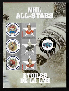 Canada Stamps Souvenir Sheet of 6, NHL All Stars - 2, #1885 MNH in cover - Picture 1 of 1