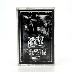 NAUGHTY BY NATURE POVERTY'S PARADISE CASSETTE ORIGINAL 1995 RELEASE TOMMY BOY - Picture 1 of 4
