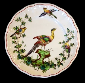 Stunning Spode Chelsea Bird Lunch Plate - Picture 1 of 3