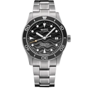 New Mido Ocean Star 39MM Grey Gradient Steel Men's Watch M026.907.11.061.00 - Picture 1 of 3