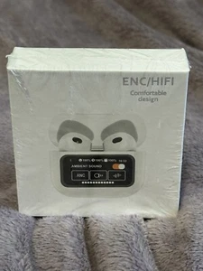 ENC/HIFI Wireless Headphones With Wireless Charging Case Comfortable Design New - Picture 1 of 2