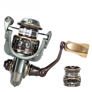 New Casting Double Spool Stainless Steel Bearing Fishing Spinning Reel Saltwater - Picture 1 of 25