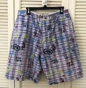 ECKO UNLIMITED MULTICOLORED SHORTS MENS SIZE 36 - Picture 1 of 5