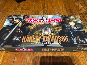 HARLEY DAVIDSON MONOPOLY - 1997 Authorized Monopoly Game - COMPLETE VG - Picture 1 of 12