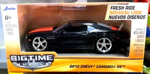 Jada 2015 Bigtime Muscle 2010 Chevy Camaro SS Black 1:32 Scale - Picture 1 of 3