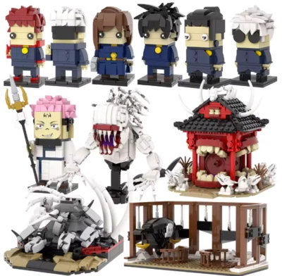 (NO BOX) MOOXI JUJU KAISEN ANIME MOC BRICKHEADED/BUILDING BLOCKS FIGURE - BEE - Image 1 of 4