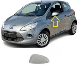 NUEVO PARA FORD KA 2008 - 2015 TAPA DE ESPEJO RETROVISOR IMPRIMADO LADO IZQUIERDO N/S - Imagen 1 de 3