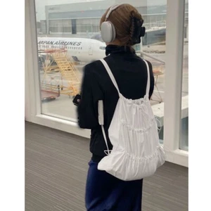Nylon Knapsack Large Capacity Shoulder Bag New Drawstring Backpacks - Picture 1 of 8