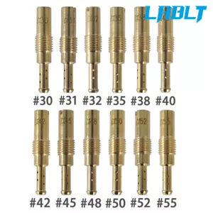 LABLT 12pcs Slow/Pilot Jet for PWK OKO CVK30,31,32,35,38,40,42,45,48,50……55 - Foto 1 di 10
