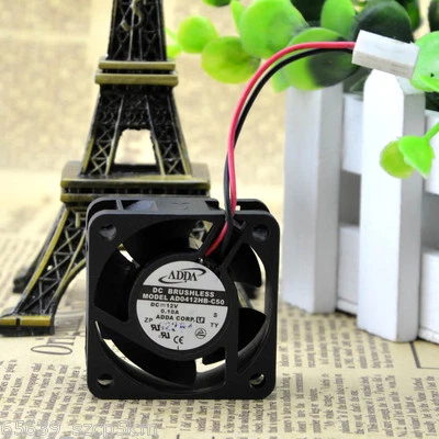 ADDA AD0412HB-C50 DC 12V 0.10A 2Pin 40x40x20mm Silent Case Cooling Fan - Image 1 of 4