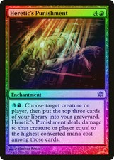 Heretic's Punishment FOIL Innistrad NM Red Rare MAGIC GATHERING CARD ABUGames