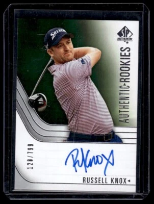 2021 SP Authentic Authentic Rookies Russell Knox Rookie Auto /799 #74 - Image 1 of 2