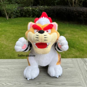 28cm New Super Mario Bros Plush Cat Bowser Koopa Stuffed Toy High Quality Doll - Picture 1 of 7