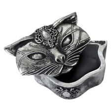 Alchemy The Vault Gothic Sacred Cat Feline Decorative Treasures Trinket Box