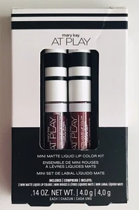 New Mary Kay At Play Mini Matte Liquid Lip Color Kit Berry Strong & Red Alert - Picture 1 of 4